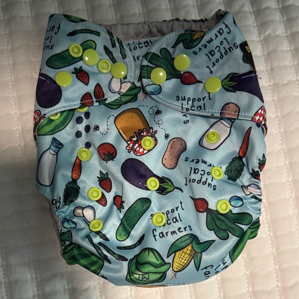 Bumble Butts Cloth pocket Diaper support local farmers